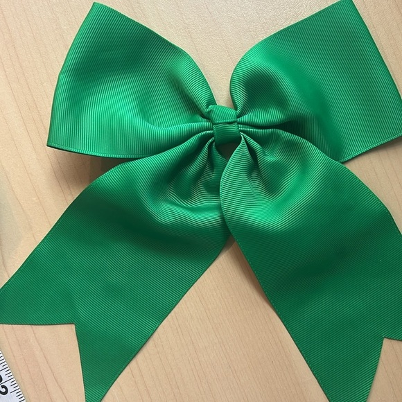 Girl Scouts green ribbon hair bow lot - Picture 3 of 8